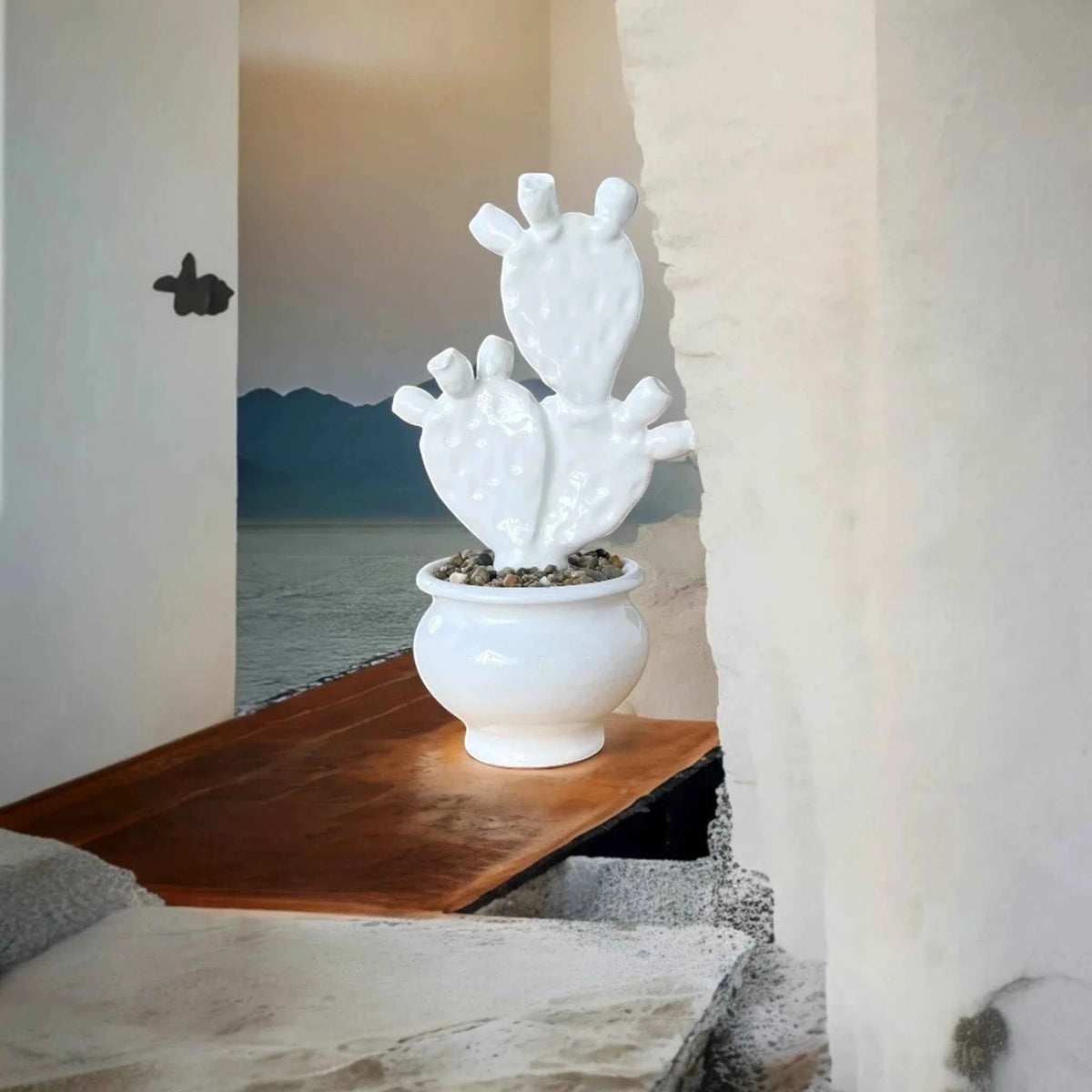 Opuntia – Fico d'India in Ceramica Artigianale