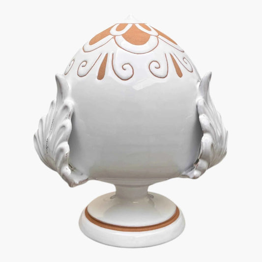 Pumo 20 cm — Volute Barocche | Maiolica Graffita Artigianale Puglia