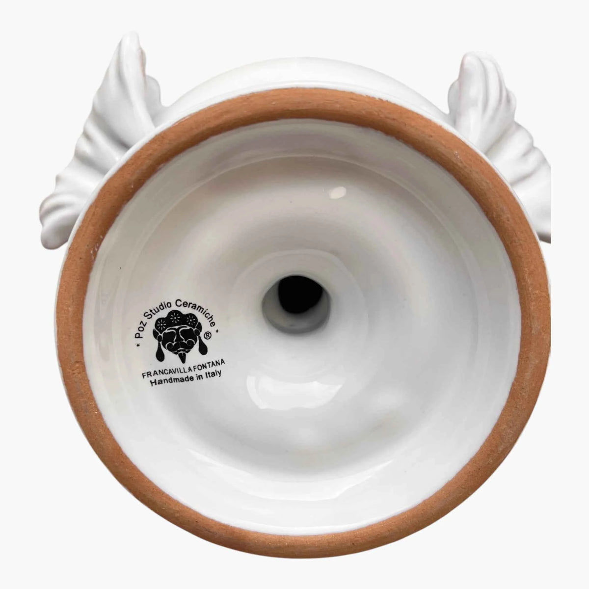 Pumo 20 cm — Volute Barocche | Maiolica Graffita Artigianale Puglia
