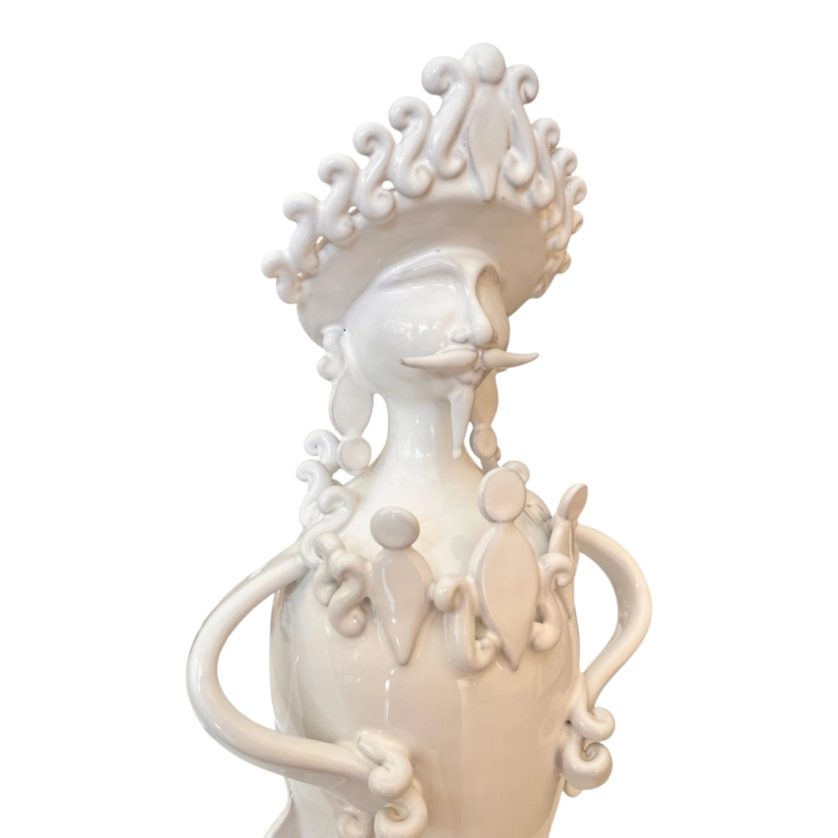 Portacandela Ceramica Artigianale Pugliese - Pupa di Grottaglie
