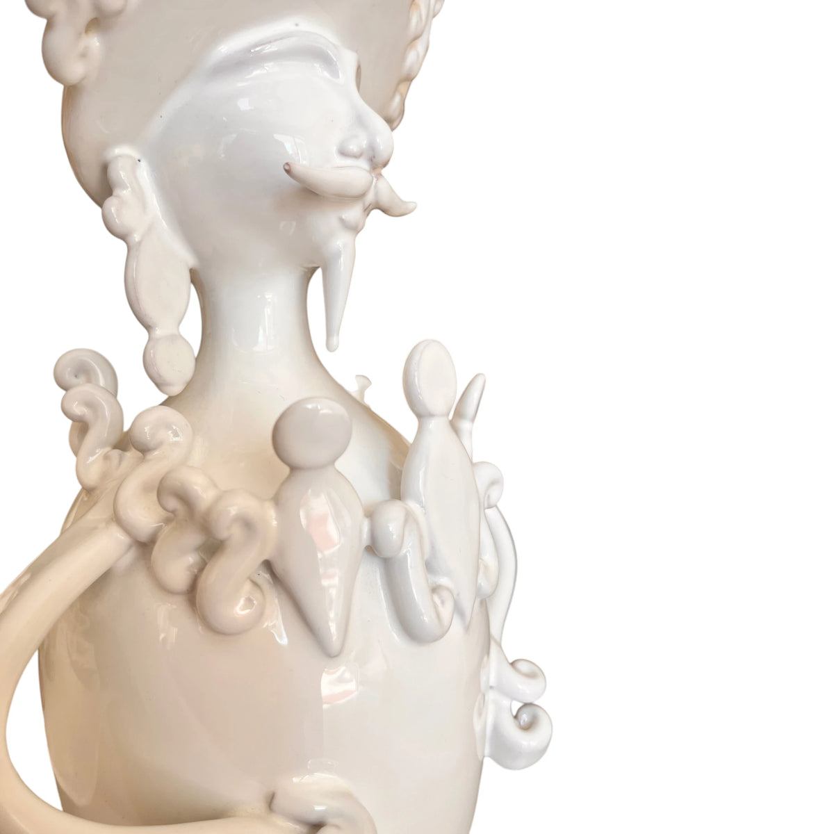Portacandela Ceramica Artigianale Pugliese - Pupa di Grottaglie
