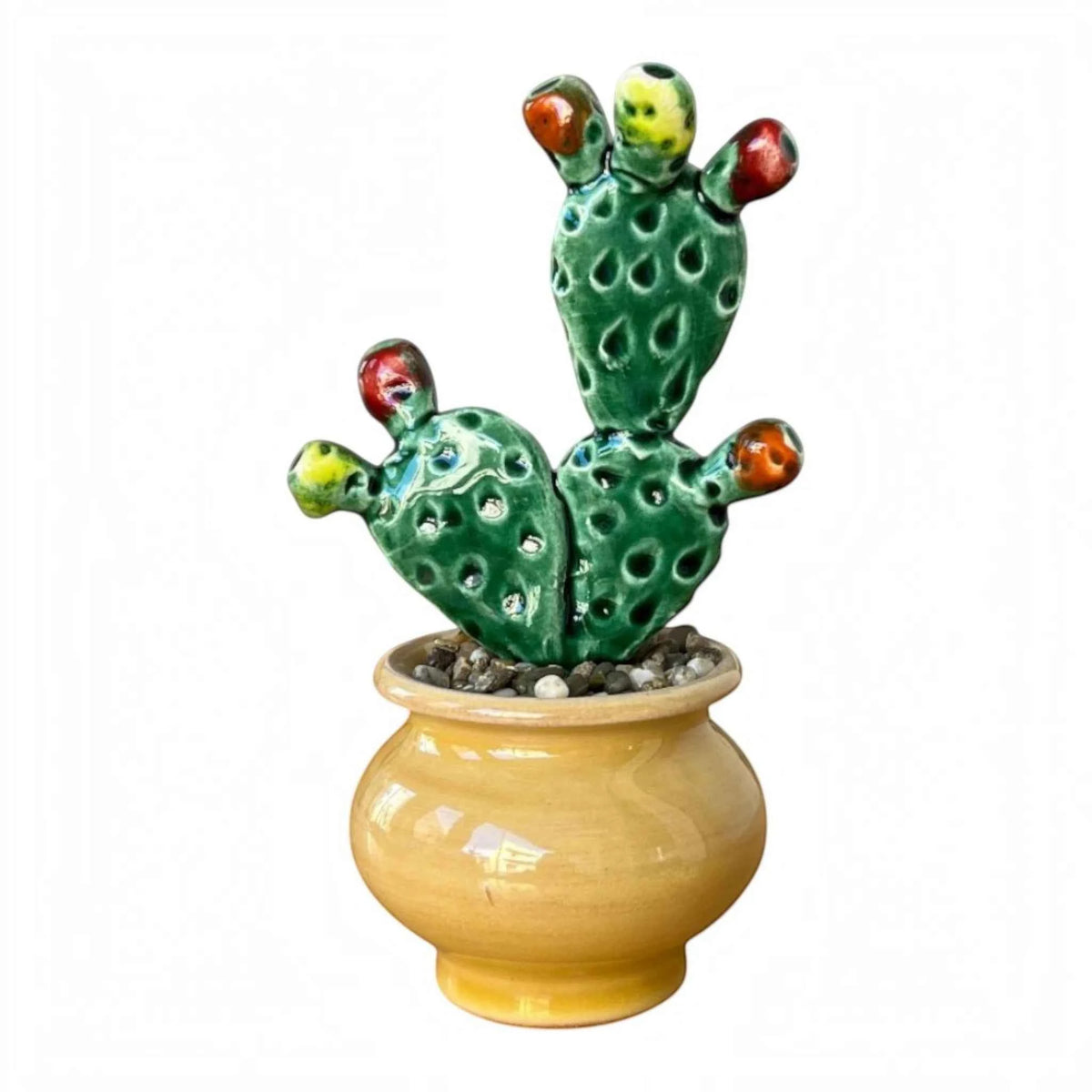 Opuntia – Fico d'India in Ceramica Artigianale