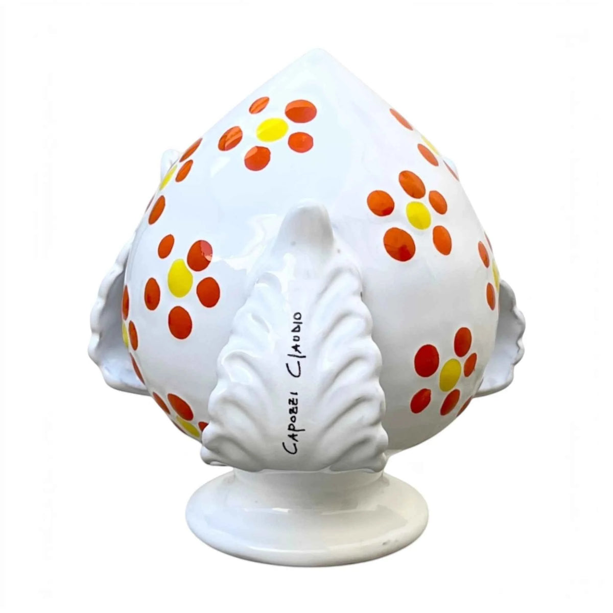 Pumo Pugliese Decorato a Mano – Fiori in Rilievo